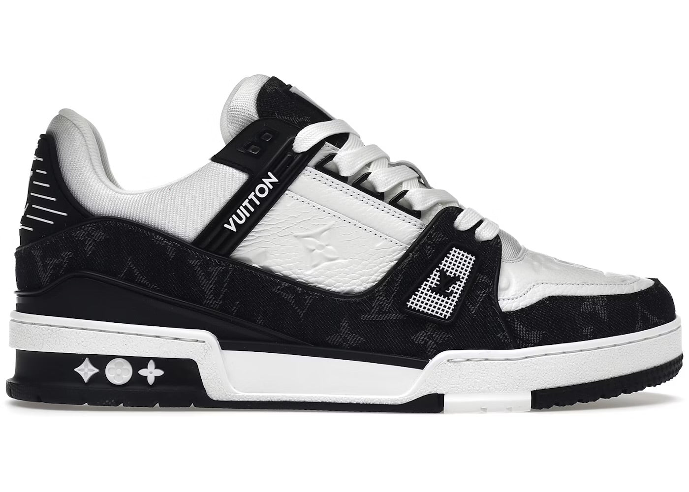 Trainer blanc/noir