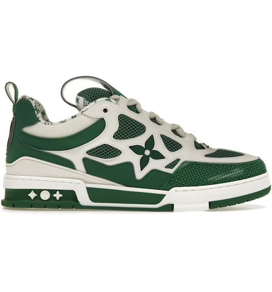 Skate vert/blanc