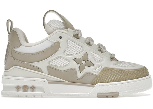 Skate beige/blanc